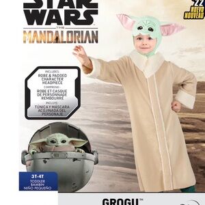 Star Wars Grogu Costume for Toddlers - Green and Cream